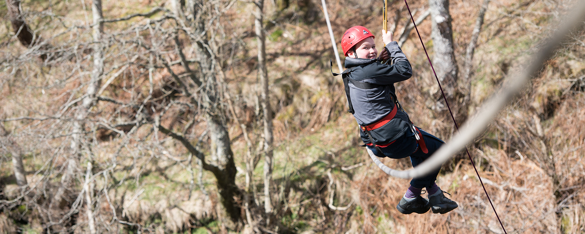 Tyrolean crossing