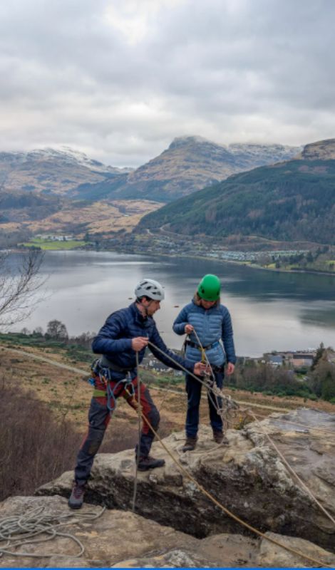 Lochgoilhead climbing