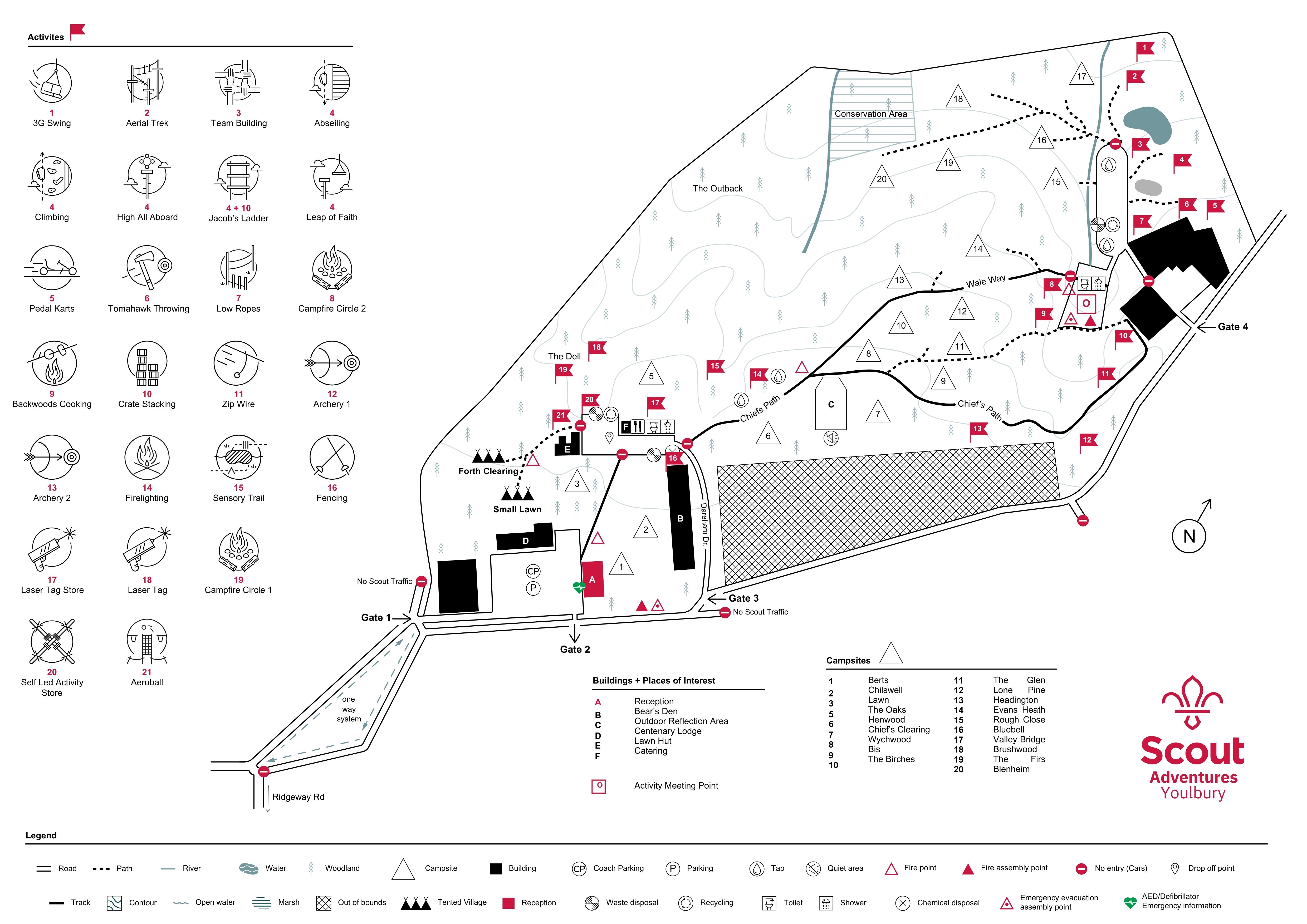 Youlbury Map