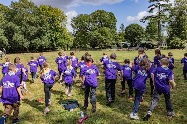 Group of Scouts at an event